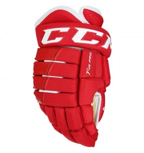 Hokejové rukavice CCM TACKS 4R PRO SR RED-WHT