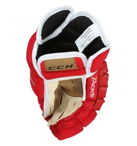 Hokejové rukavice CCM TACKS 4R PRO SR RED-WHT